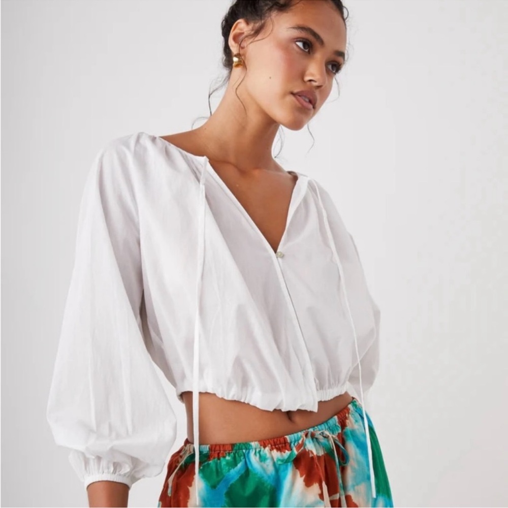 NWOT Rails Katia Top White Size S
